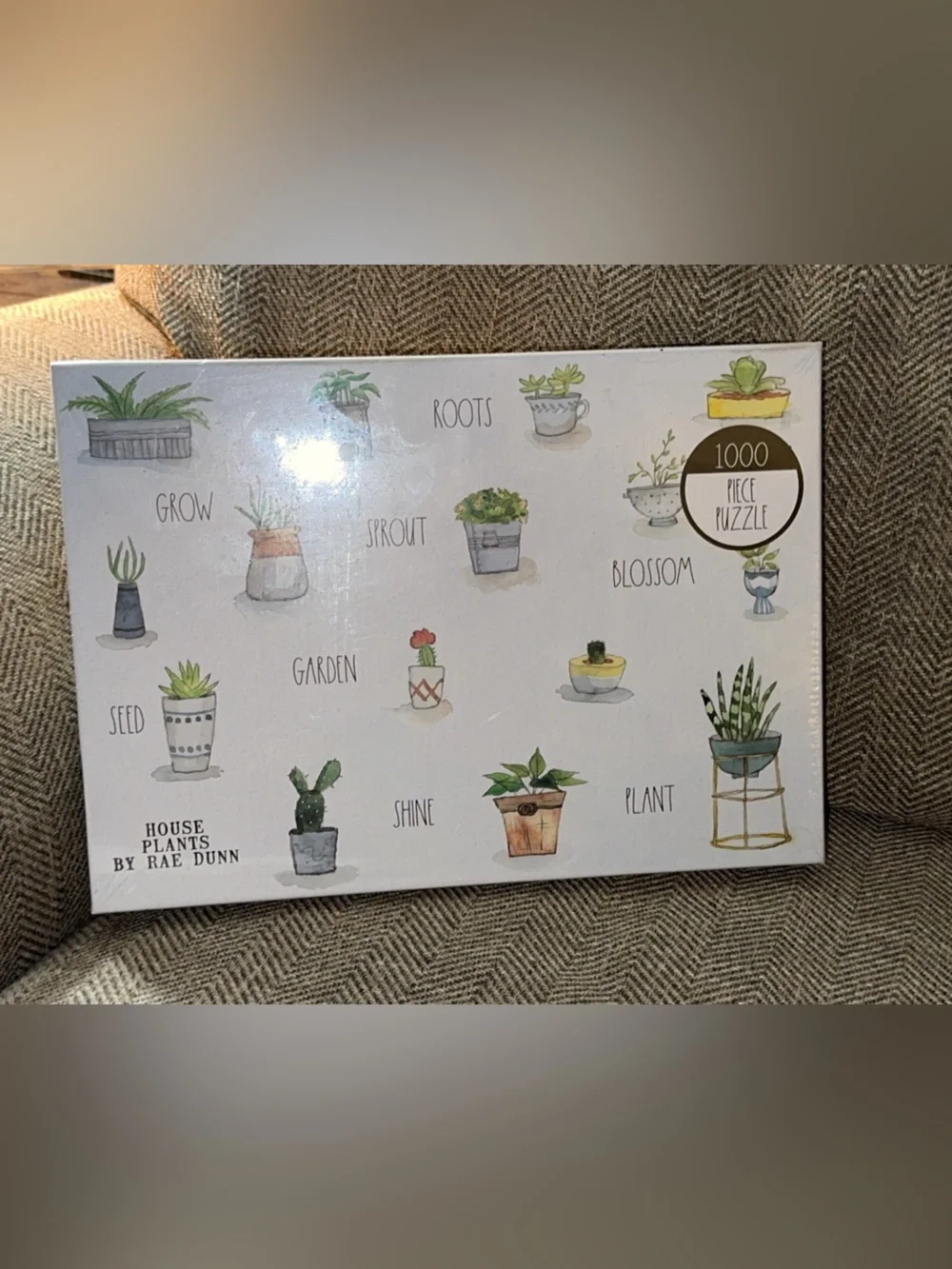 NWT RAE DUNN 1000 COUNT PUZZLE ACTIVITY SEALED MISC PLANTS